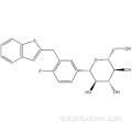 (1 S) -1,5-Anhidro-1-C- [3 - [(1-benzotiyofen-2-il) metil] -4-florofenil] -D-glusitol CAS 761423-87-4